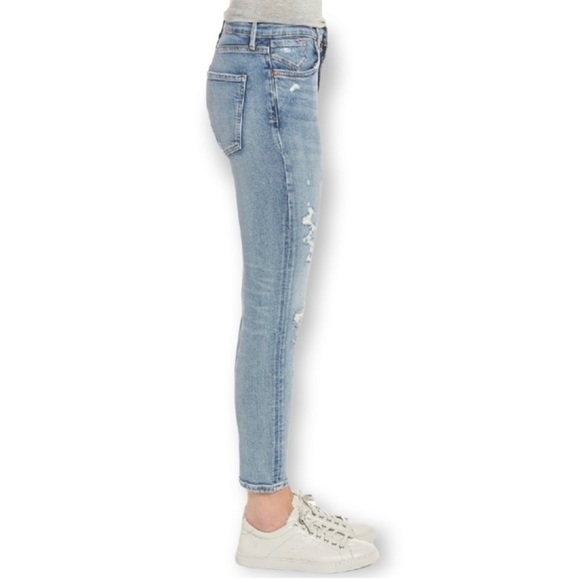 [SOLD] AGOLDE Sophie Distressed Skinny High Rise Jeans Size 27 - Picture 3 of 15